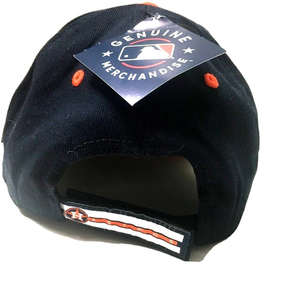 NEW Kids Houston Astros MLB Navy Orange Baseball Cap Hat Strap Back Embroidered - Picture 4 of 9